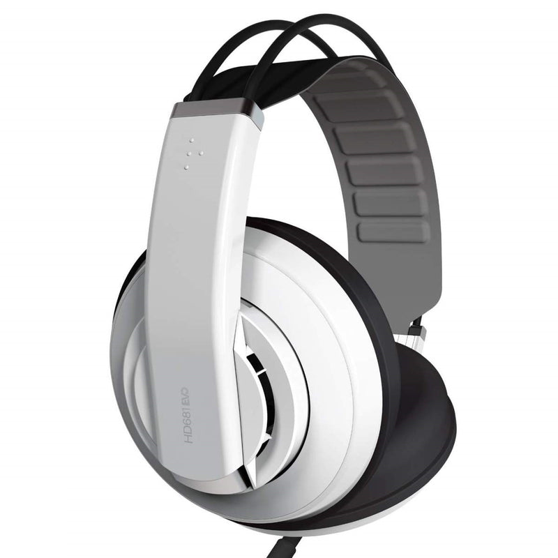 Superlux HD681 EVO WHITE Cuffia Monitor Pro semi aperta con cavo e senza microf.