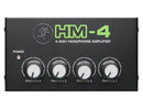Mackie HM-4 Amplificatore Professionale per Cuffia a 4 Vie, Nero