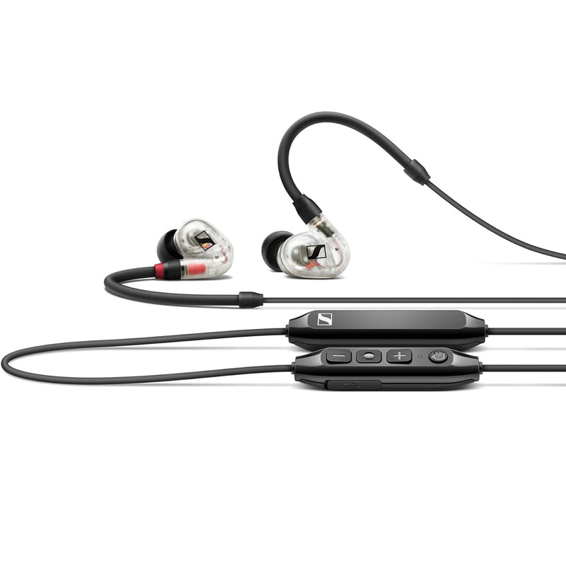 Sennheiser IE 100 PRO WIRELESS CLEAR Auricolari In-Ear wireless +cavo+mic Trasp.