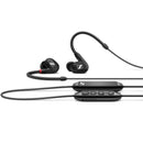 Sennheiser IE 100 PRO WIRELESS BLACK Auricolari In-Ear wireless +cavo + mic Nero