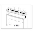 Yamaha L-200B Supporto x Pianoforte digitale compatibile con modello P-225, Nero