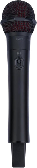 Xvive M5D Sistema 2 Microfoni Wireless Pro Palmare Dual Capsule Intercam. Nero