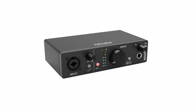 Arturia MINIFUSE 1 BLACK Interfaccia Audio USB C con 1-IN Combo / 2-OUT, Nero