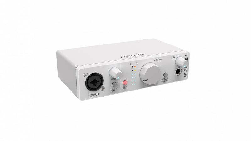 Arturia MINIFUSE 1 WHITE Interfaccia Audio USB C con 1-IN Combo / 2-OUT, Bianco