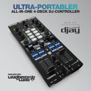 Reloop MIXTOUR PRO Controller DJ all-in-one 4Deck x softw. Algoriddim djay Pro