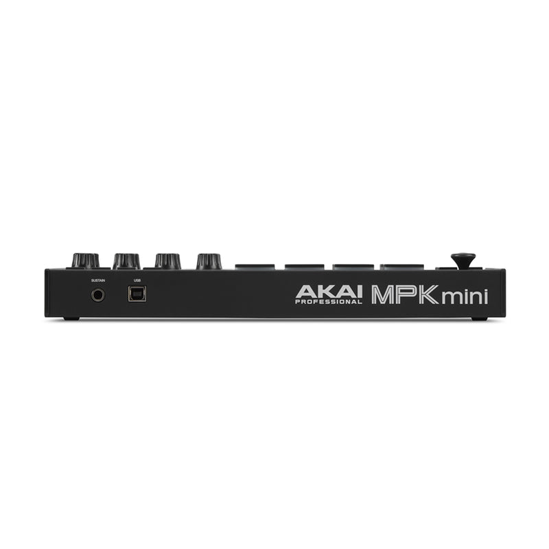 Akai MPK Mini MKIII Mini Tastiera Controller 25Tasti MIDI USB 8 Drum Pad, Black