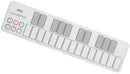 Korg nanoKEY2-WHT Tastiera USB-MIDI a 25 tasti, serie micro, ergonomica, Bianco