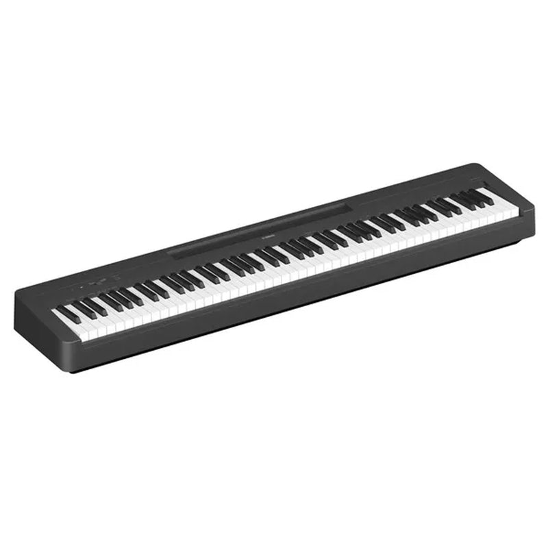 Yamaha P-145B Pianoforte digitale a 88 tasti pesati Graded Hammer Compact, Nero