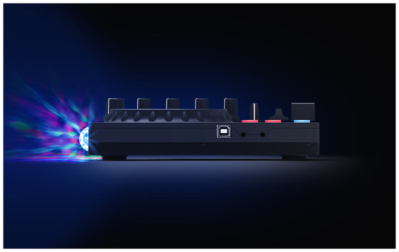 Numark PARTY MIX MKII Controller Dj 2Deck x Serato DJ Lite + Spettacolo di luci