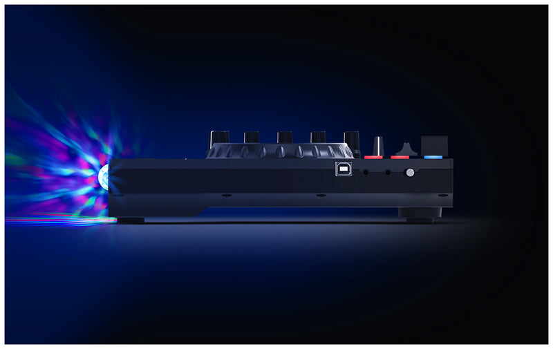 Numark PARTY MIX LIVE Controller Dj 2Deck scheda audio integrata spettacolo luci