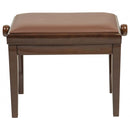 Proel PB90SBWBR Panca professionale regolabile in legno per piano, Noce Lucido