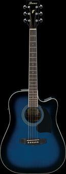 Ibanez PF15ECE-TBS BLUE SUNBURST Chitarra Elettroacustica Cutaway