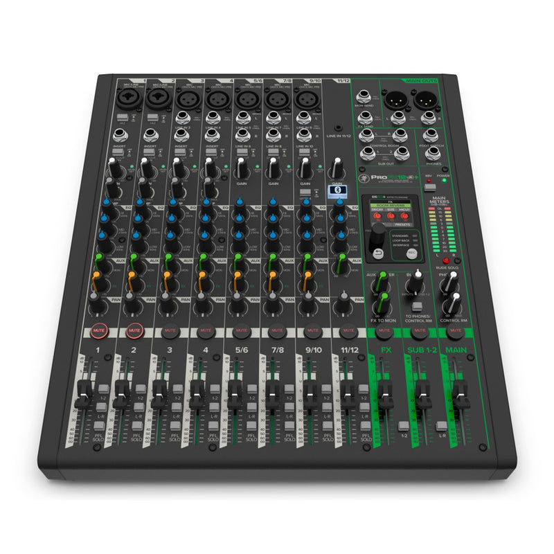 Mackie PROFX12V3+ Mixer USB Bluetooth 12C EFX Pro x live homerecording streaming