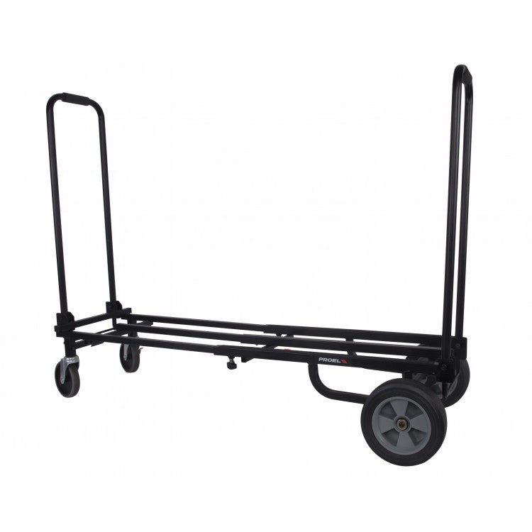 Proel PROKARTXL Carrello x trasporto attrezzature musicali x DJ portatile, Nero