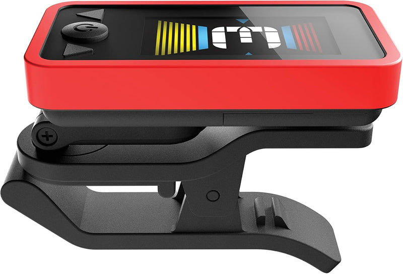 D'Addario PW-CT-17RD ECLIPSE TUNER Accordatore cromatico display a colori, Rosso