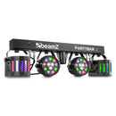 Beamz PartyBar2 Barra d'illuminazione 2PAR 12x1W RGBW 2 derby DMX IR + treppiedi