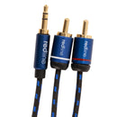 Redline RDL2192 Cavo audio MiniJack 3,5mm Maschio Stereo a 2 RCA Maschio, 1,50mt