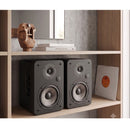 RLINE RLSP04MB Coppia Diffusore Attivo 50w RMS+BT+USB+HDMI ARC+OTTICO Matt Black