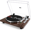 Redline RLTN22GWLN Giradischi a cinghia Bluetooth output Phono/Line, Noce Lucido