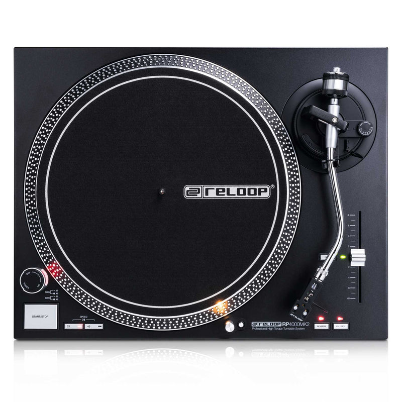Reloop RP-4000 MK2 Coppia Giradischi Pro a trazione diretta x Dj incl. testina
