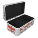 Zomo RS-250 UK FLAG RECORD CASE Flightcase x trasporto vinili formato 45 Giri