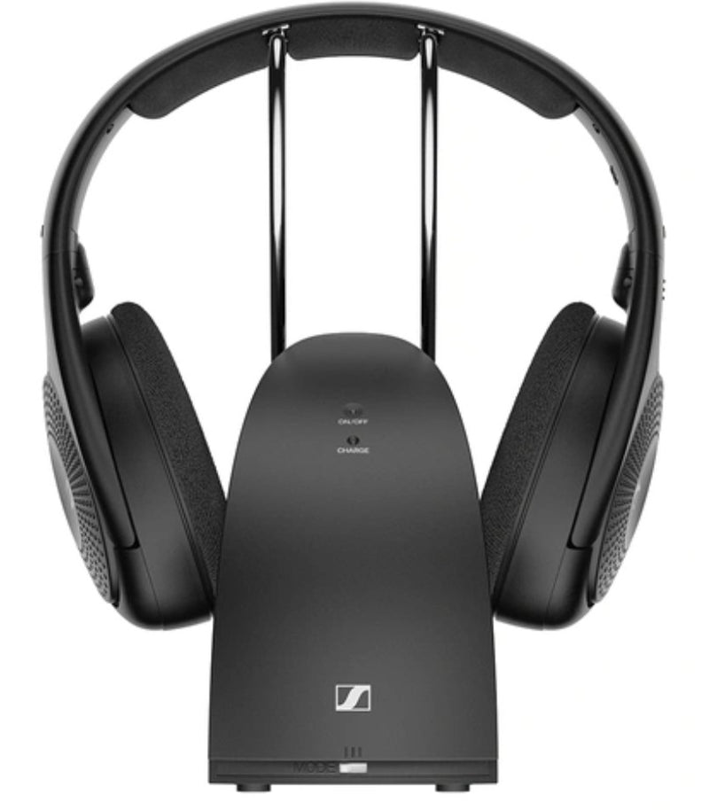 Sennheiser RS 120-W Cuffia Tv Wireless ad alta fedeltà e un parlato chiaro, Nero