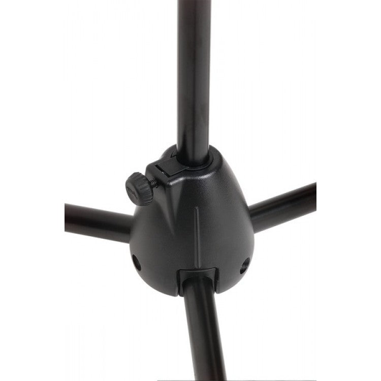 Proel RSM100BK Asta Pro a giraffa per microfono, con base tripoide, Nero Opaco