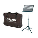 Proel RSM360M Coppia Leggio Musicale Pro per spartiti preforato con Borsa trasp.