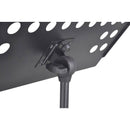 Proel RSM700 Leggio Musicale forato con altezza regolabile + Borsa, Nero Opaco