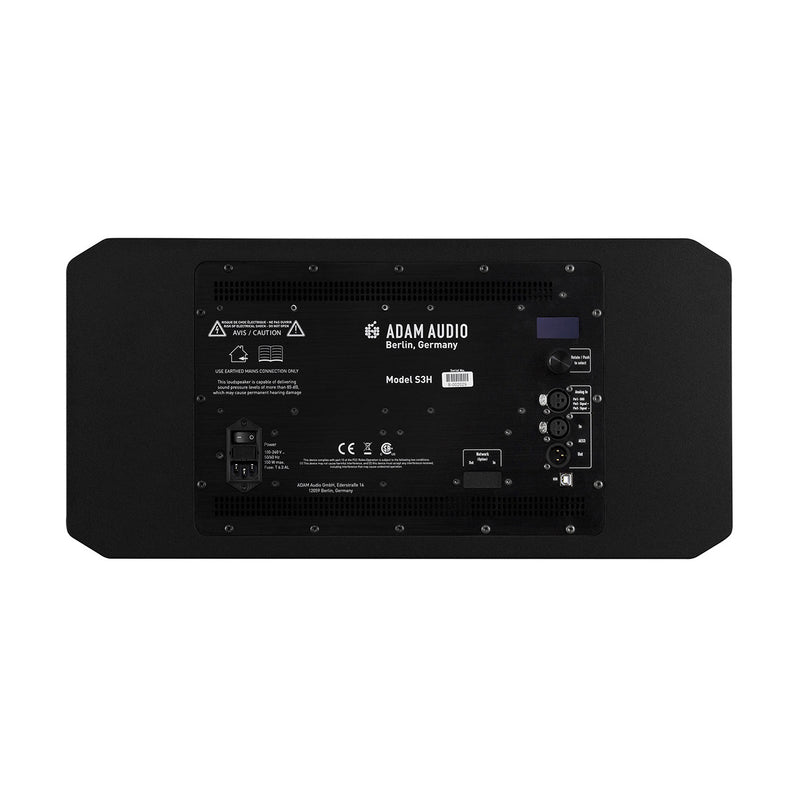 Adam Audio S3H Monitor audio attivo pro da studio 3Vie e potenza 850w RMS, Nero