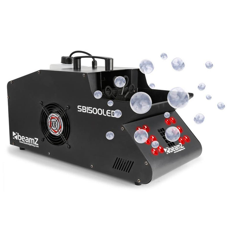 Beamz SB1500LED Smoke & Bubble Machine RGB Leds Macchina per Bolle e Fumo, RGB