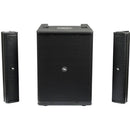Proel SESSION700 Sistema audio colonna 3V 1400W. Blueth. App x Android iOS+Cover