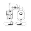 Shure SLXD1-J53 F. 562-606 Trasmett. body-pack per serie SLX-D x strumenti o mic