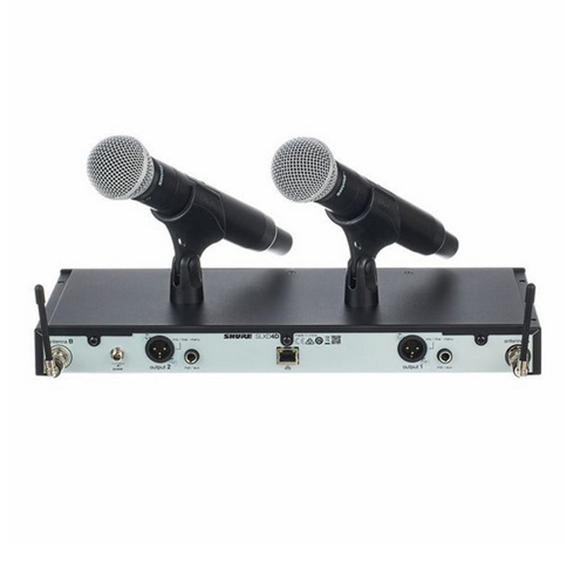 Shure SLXD24DE-SM58-J53 Freq. 562-606 Coppia Microfono Palmare Pro Wireless SM58