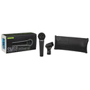 Shure SM58-BLK Special Black Edition Microfono Pro cablato Cardioide x Voce Nero