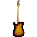 Eko TERO V-NOS SUNBURST Chitarra Elettrica a 22 Tasti con singol-coil S-H