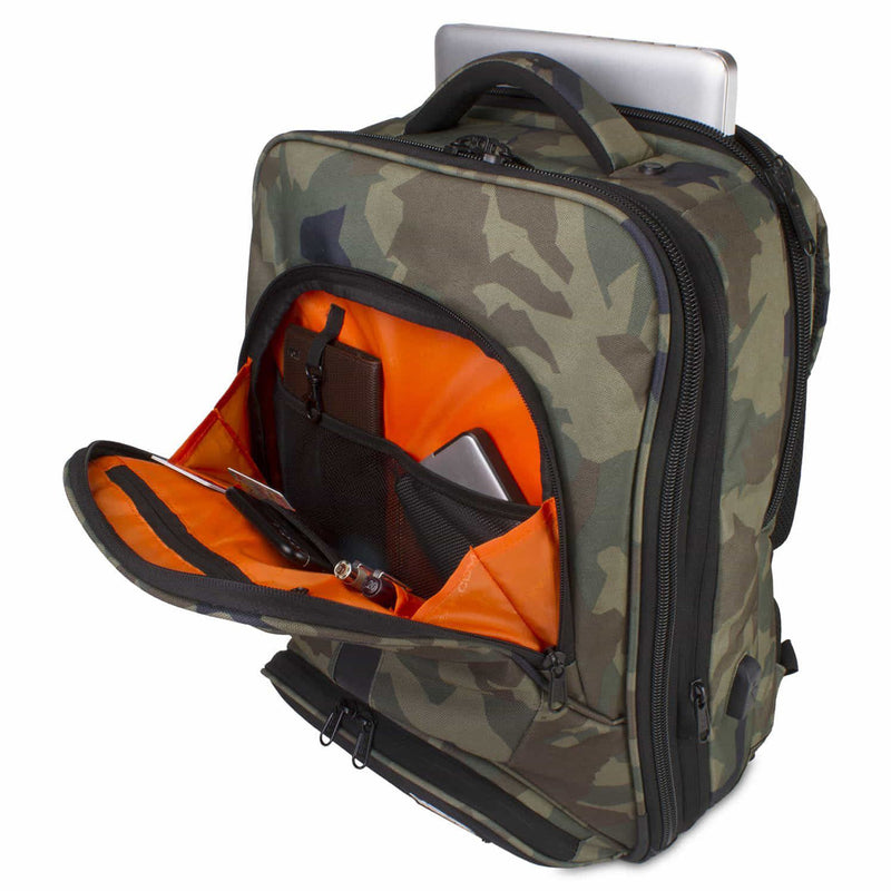 UDG U9108BC-OR Ultimate Backpack Slim Black Camo Orange Inside Zaino x contr. Dj