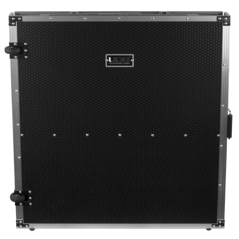 UDG U92049SL2 Ultimate Fold Out DJ Table Silver Black MK2 Plus Wheels Tavolo Dj