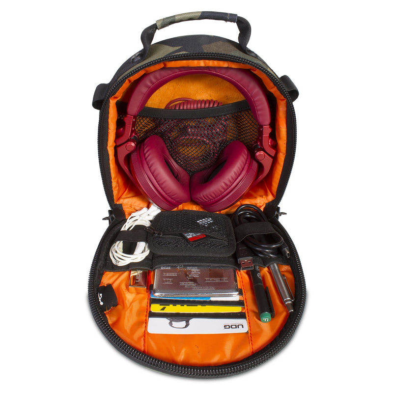 UDG U9950BC-OR Ultimate DIGI Headphone Bag Black Camo Orange Inside Borsa Cuffie