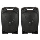 Proel V12 PRO 2 Diffusori 600W+MQ10FX MIXER+BAG+2COVERV12+FRE300KIT+2BULK250LU10