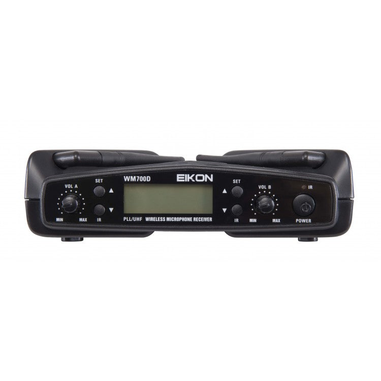 Proel EIKON WM700DHA DUAL coppia microfoni wireless archetto x karaoke e canto