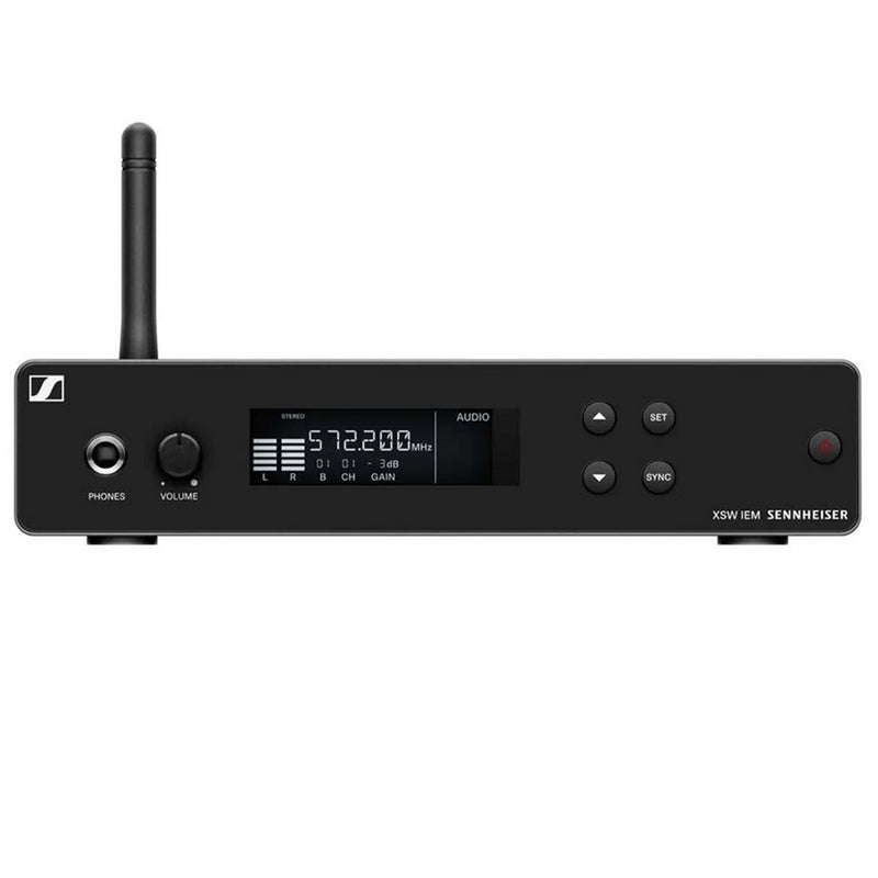 Sennheiser XSW IEM SET-E (823,2-831,8 MHz) Ear Monitor Pro Auricolare IE4, Nero