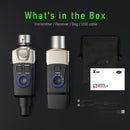 Xvive U3 Microphone Wireless System x Microfoni dinamici ricevitore e trasmett.