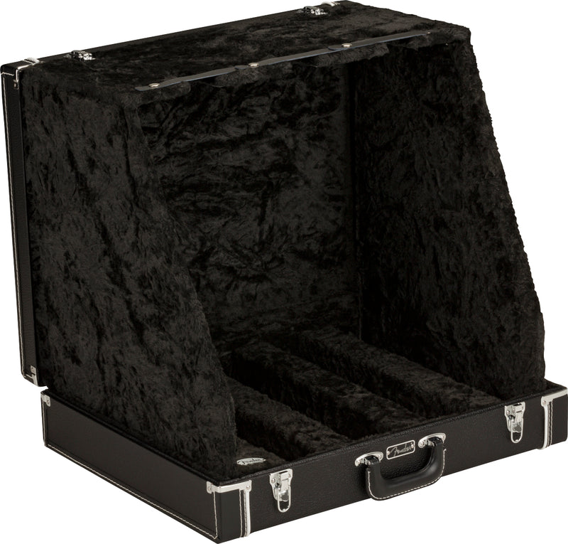 Fender Classic Series Case Stand 3 Guitar Black Custodia valigia trasp. Chitarre
