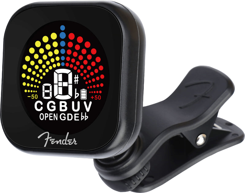 Fender Flash 2.0 Rechargeable Tuner Accordatore clip con LCD colori ricaricabile