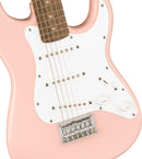 Fender Mini Stratocaster White Pickguard Shell Pink Chitarra Elettrica a 20T