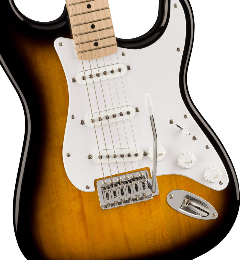 Fender Squier Sonic Stratocaster White Pick. 2-Color Sunburst Chitarra Elet. 21T