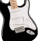 Fender Squier Sonic Stratocaster White Pickguard, Black Chitarra Elettrica a 21T
