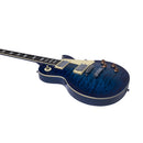 Eko LS-300 BLUE QUILTED Chitarra Elettrica a 22 Tasti con pickup H-H