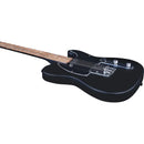 Eko TL-300 MATT BLACK Chitarra Elettrica a 22 Tasti e 2 pickup single-coil
